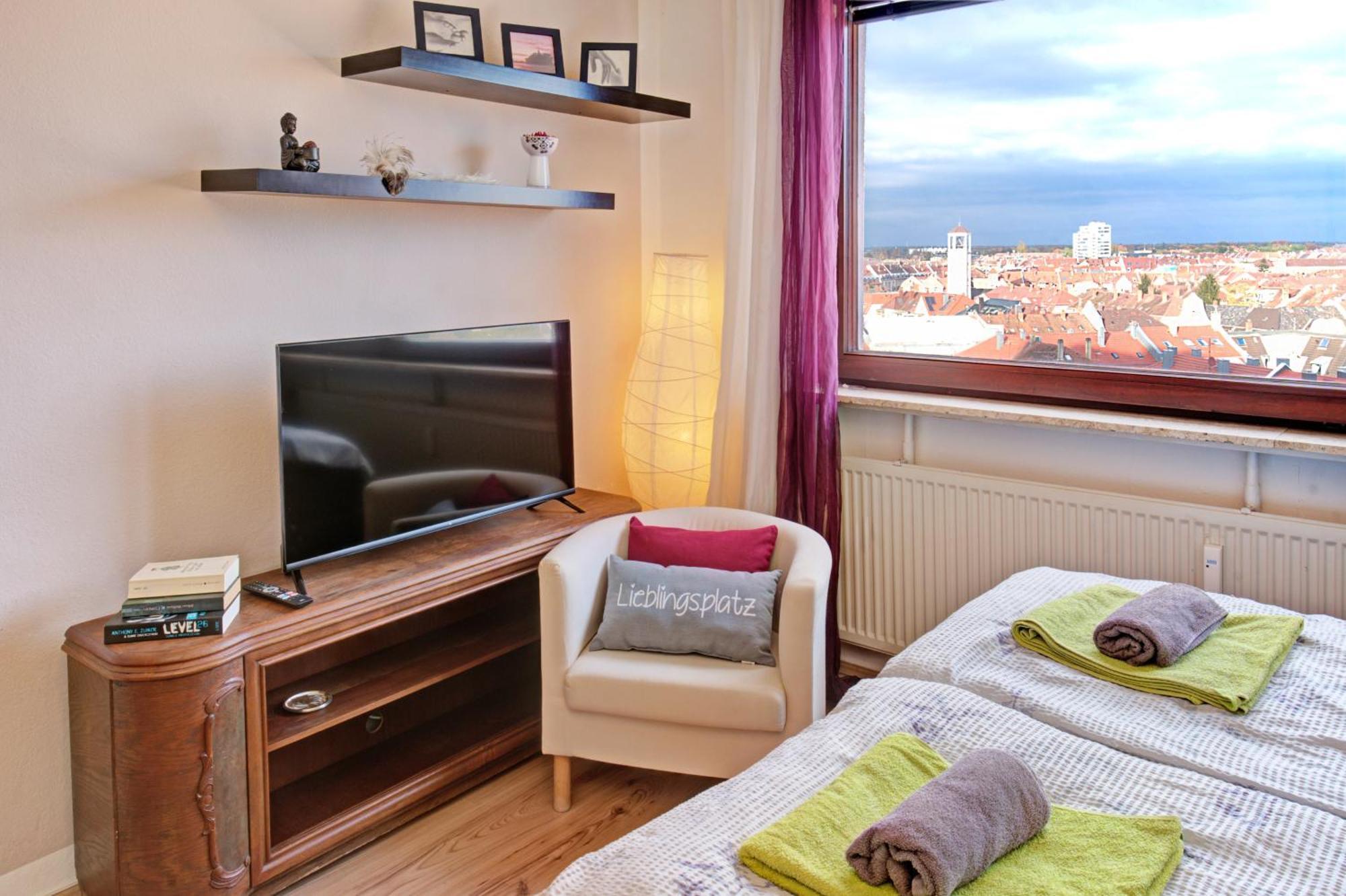 Blick Ueber Karlsruhe - Ferienwohnung Panorama Εξωτερικό φωτογραφία